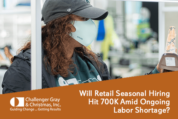 September 2021 Seasonal Retail Hiring Update