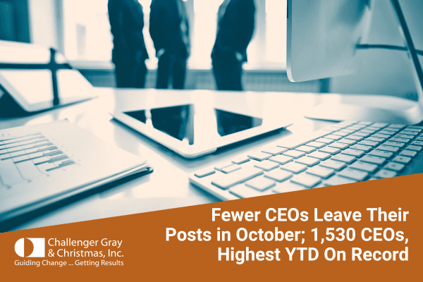 October 2023 CEO Turnover
