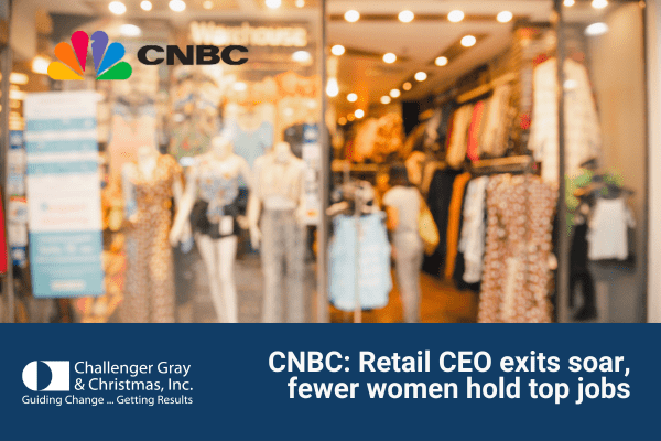 CNBC Retail CEO Exits Soar, Fewer Women Hold Top Jobs