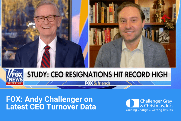FOX Andy Challenger On Latest CEO Turnover Data