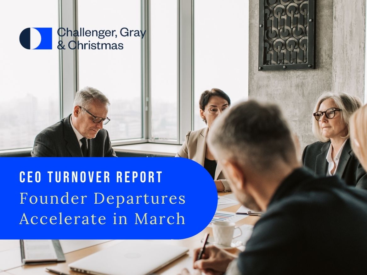 CEO Retirements Reach Highest Level in Over a Year; March 2026 Challenger CEO Turnover Report