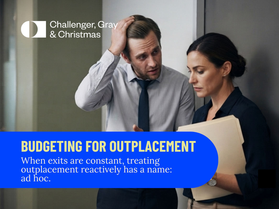 Budgeting for outplacement when exits are constant