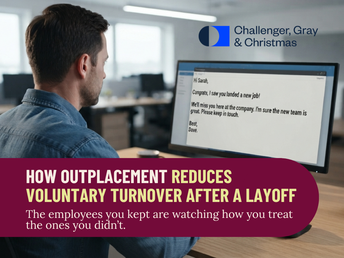 How outplacement reduces voluntary turnover after a layoff